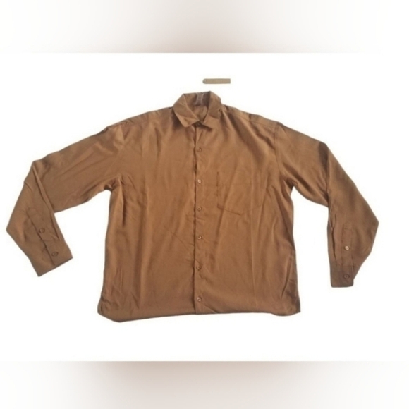SKIMS Cover Ups Long Sleeve Button Down Shirt Oversized Top Almond TAN XXS NWT - Picture 2 of 6
